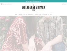 Tablet Screenshot of melbourne-vintage.com